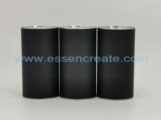 Tea Packing Black Paper Tube