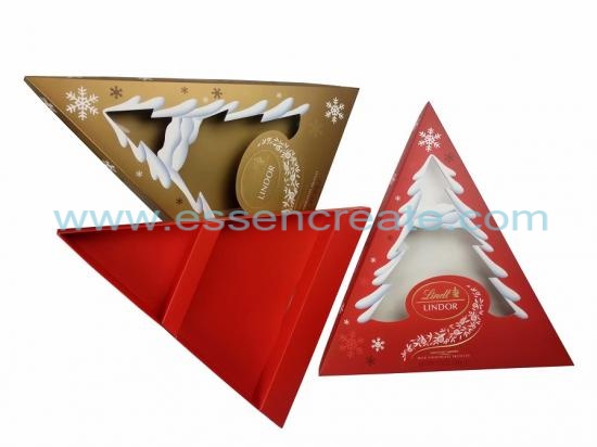 Christmas Chocolate Packaging Triangle Gift Box