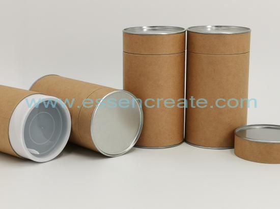 Kraft Cyliner Paper Tube Box