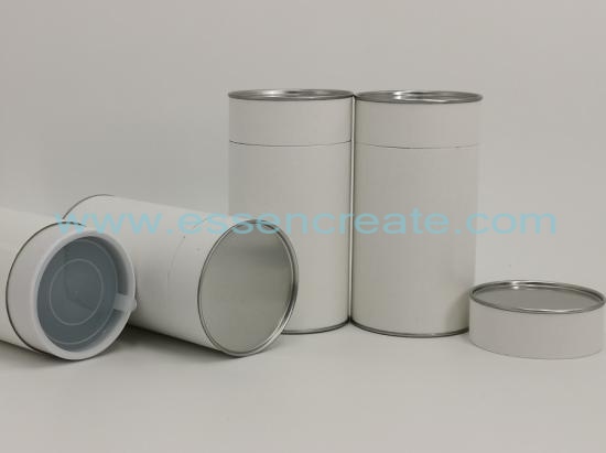 Double Lids Tea Packing Tube