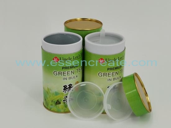 Green Tea Packaging Round Box