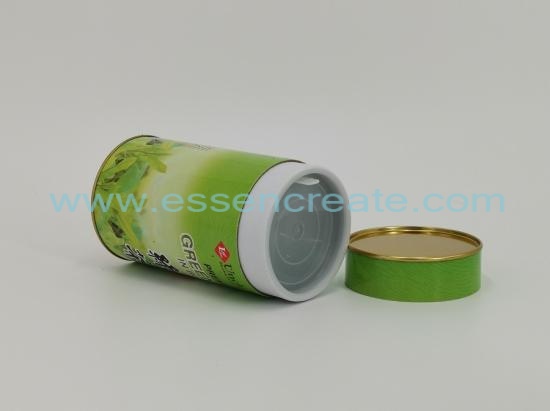 Green Tea Packaging Round Box