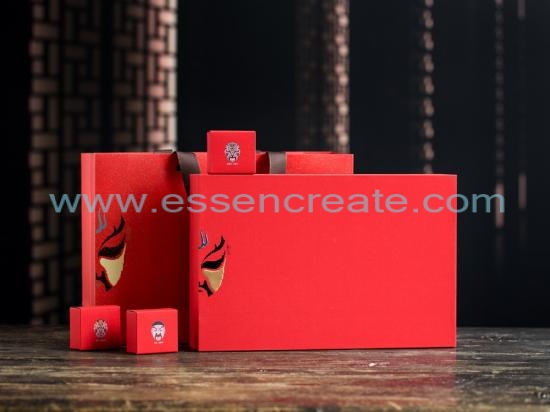 Folio Bookshape Box for Tea Packaging