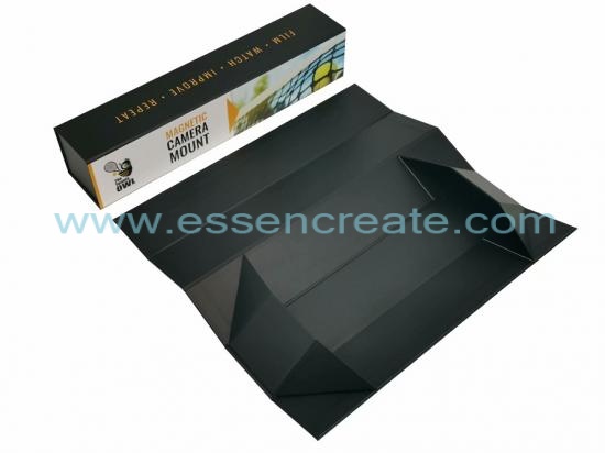 Black Foldable Magnetic Gift Box