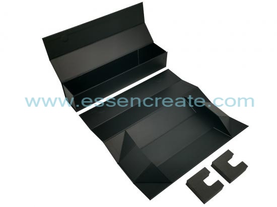 Black Foldable Magnetic Gift Box