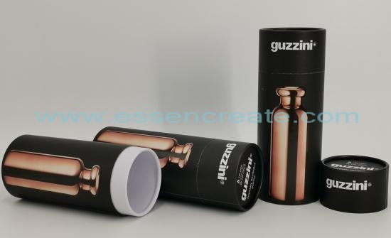 Water Bottle Packaging Cylinder Tube Box