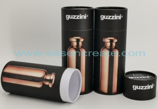 Water Bottle Packaging Cylinder Tube Box