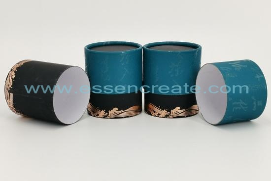 Two Pieces Telescope Cylinder Tea Packaging Box