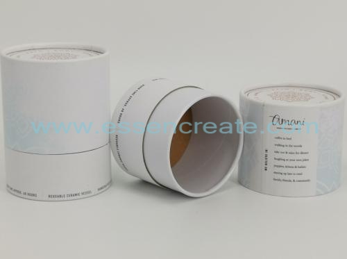 Sculpted Ceramic Mugs Packaging Paper Tube