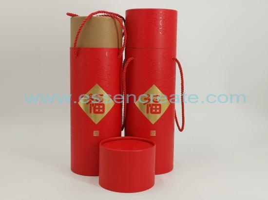 Paper Rolled Edge Tube with Rope Handle