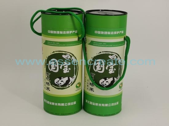 Rice Packaging Paper Cans with Rope Handle