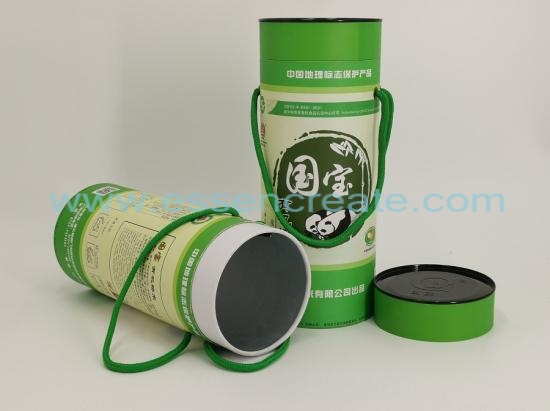 Rice Packaging Paper Cans with Rope Handle