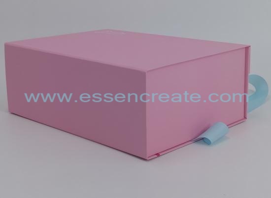 Folding Pink Gift Box