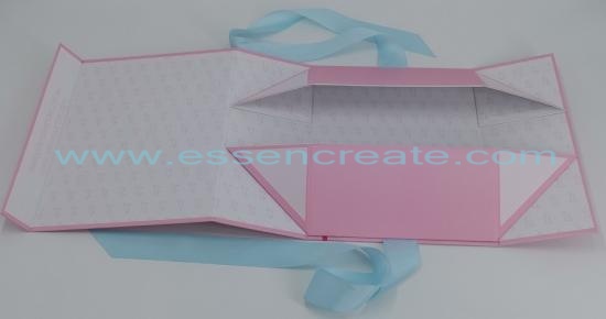 Folding Pink Gift Box