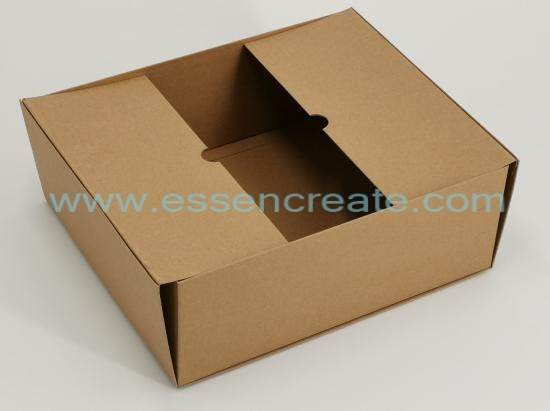 Foldable Two Pieces Kraft Rigid Box