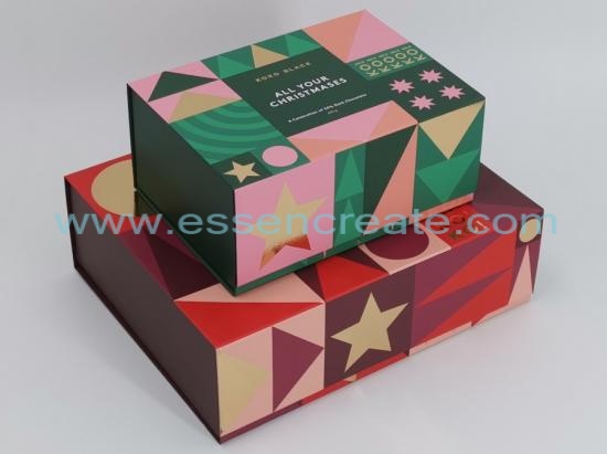 Foldable Christmas Chocolate Packing Gift Box