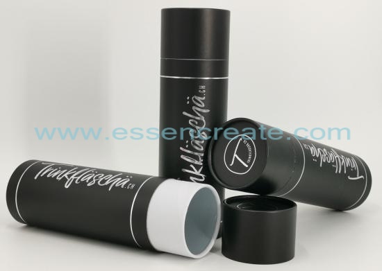 Silver Hot Stamping Cylinder Black Tube