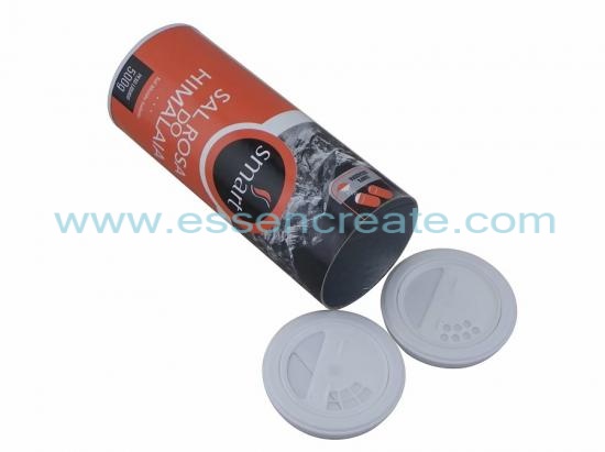 Cylinder Cardboard Salt Packaging Shaker Tube