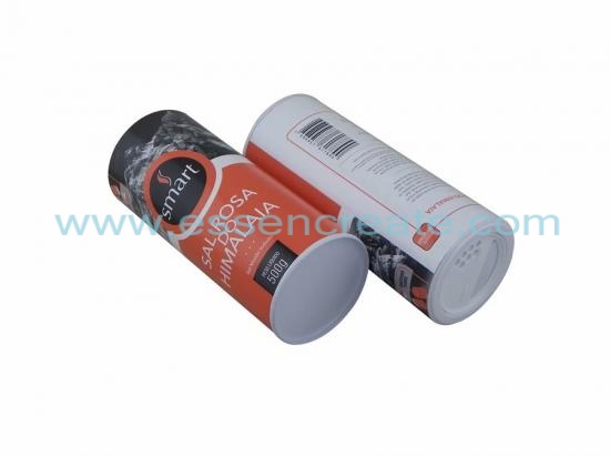 Cylinder Cardboard Salt Packaging Shaker Tube