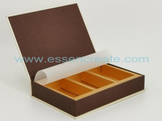 Magnetic Bookshape Tea Packaging Gift Box