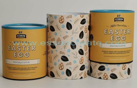 Honeycomb Chocolate Packaging Round Tube Box