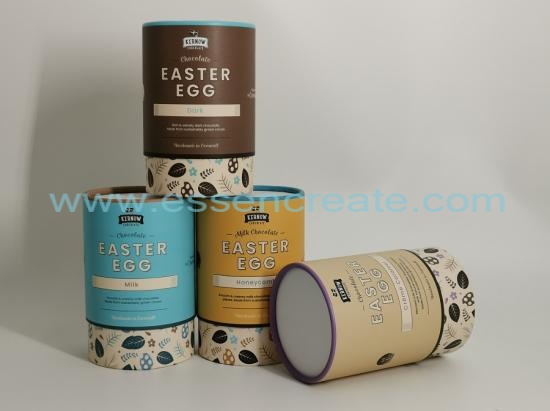 Milk Chocolate Packaging Round Tube Box