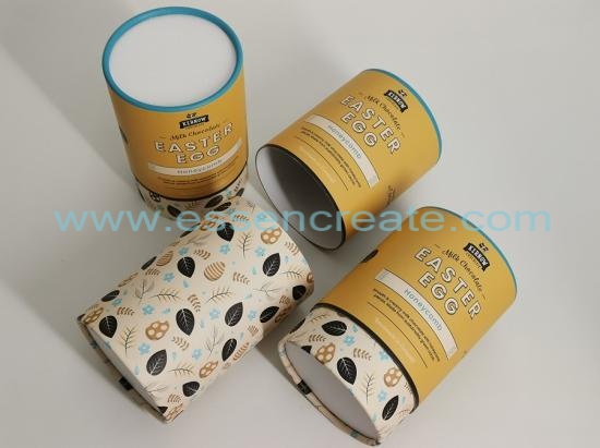 Honeycomb Chocolate Packaging Round Tube Box