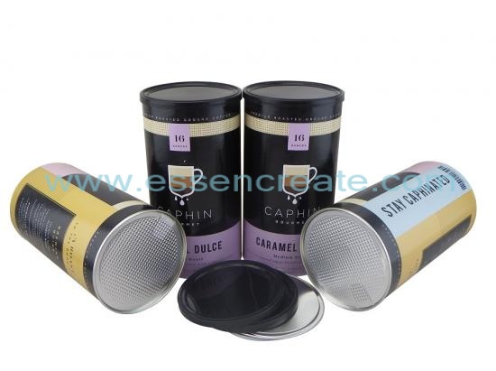 Coffee Packaging Food Grade Paper Tube Can Box