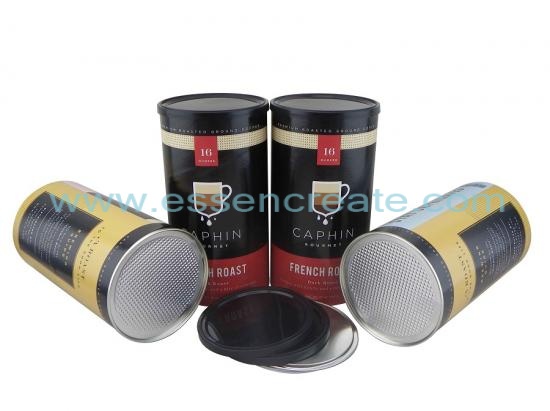 Coffee Packaging Food Grade Paper Tube Can Box