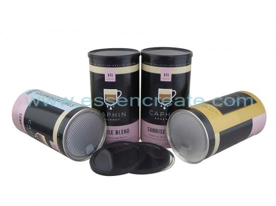 Coffee Packaging Food Grade Paper Tube Can Box