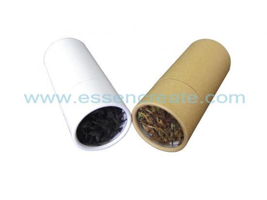 Brown Kraft Paper Tube with window