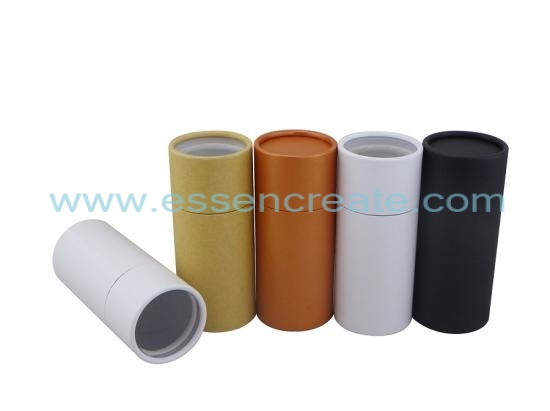 Brown Kraft Paper Tube with window