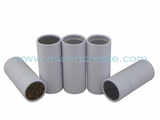 White Paper Tube with window