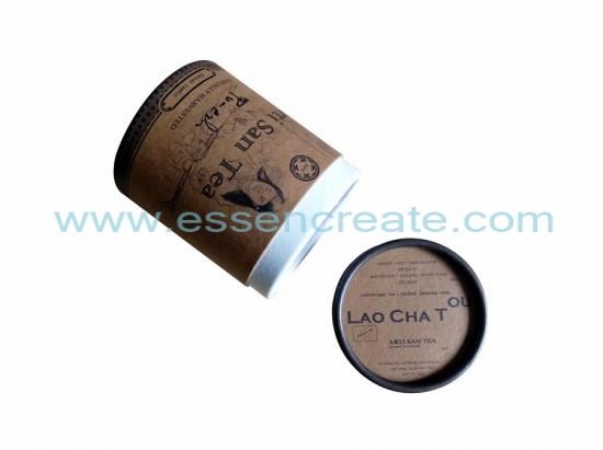 Cylinder Tea Packaging Paper Tube Box