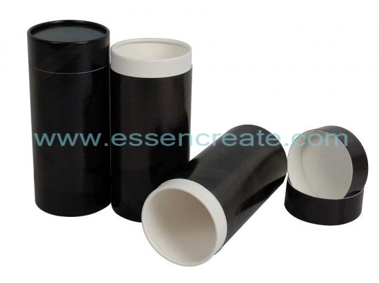 White Card Tea Packaging Paper Tube