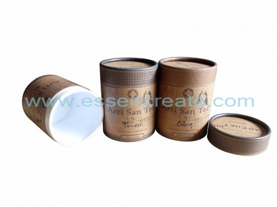 Cylinder Tea Packaging Paper Tube Box