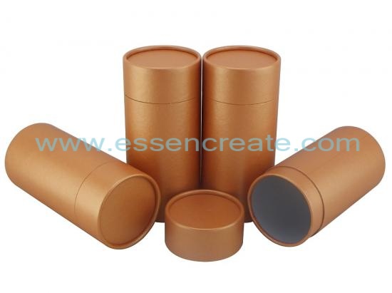 Burnt Orange Paper Cardboard Tube