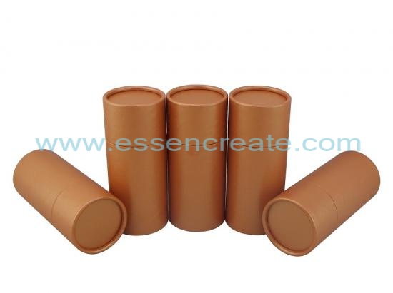 Burnt Orange Paper Cardboard Tube