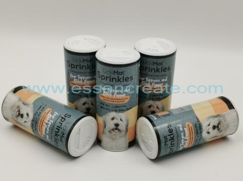 Pet Food Packaging Cylinder Shaker Tube