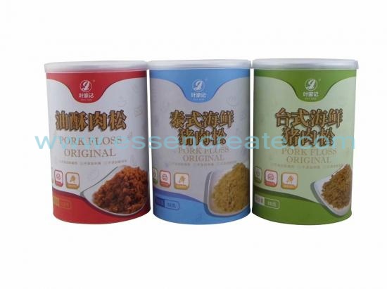 Meat Floss Packaging Paper Canister