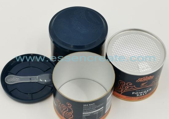 Stackable Composite Paper Packaging Cans