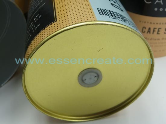 Coffee Paper Cans with Exhaust Valves