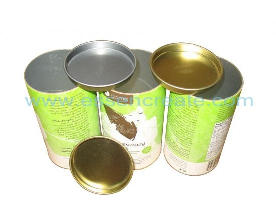 Matcha Tea Packaging Paper Canister