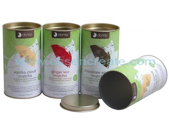 Matcha Tea Packaging Paper Canister