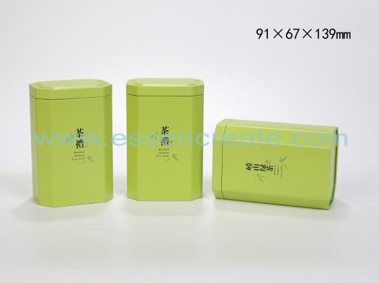 Octagonal Metal Cans Tea Tin Box