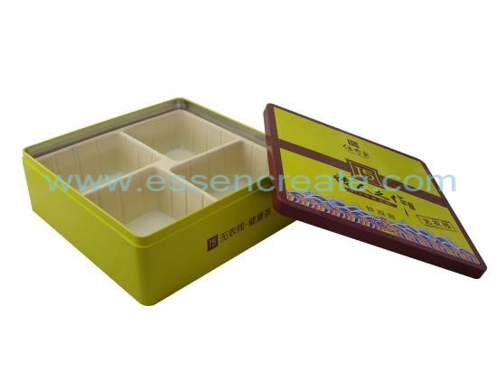 Tea Packaging Two Pieces Metal Tin Box