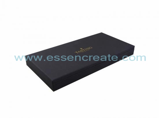 Black Fancy Paper Rigid Gift Box