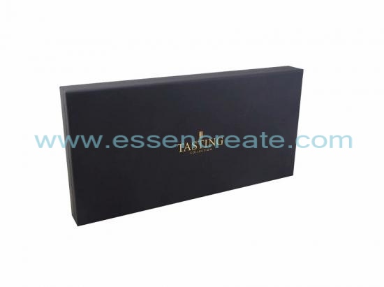 Black Fancy Paper Rigid Gift Box