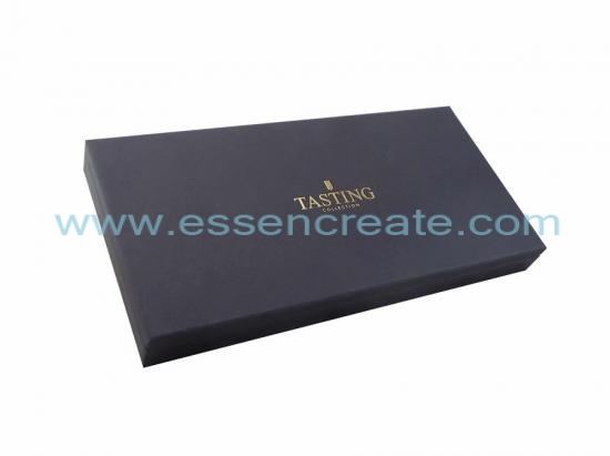 Black Fancy Paper Rigid Gift Box