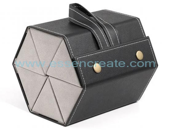 Sunglasses Storage Roll Case PU Leather Box